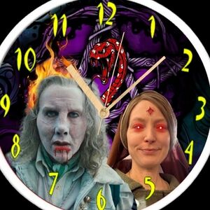 Long legs led lights clock